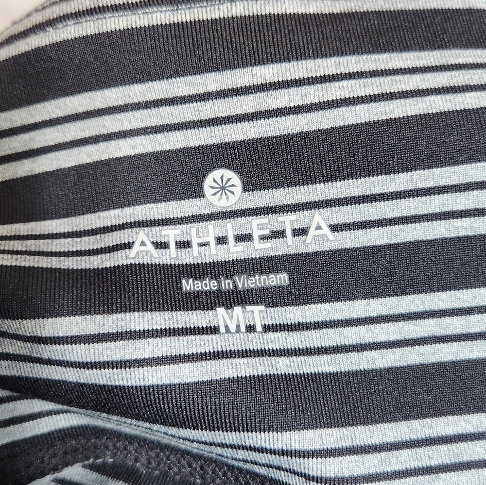 Athleta/ Striped Leggings - Picture 4 of 6